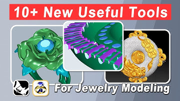 10+ Great New Tools for RhinoJFR - 3D Jewelry Design | 3D Printing | CAD | Rhino 3D | Matrix