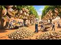 Unbelievable! How Desert-Grown Pistachios Are Processed in a Modern Factory (Full Process)