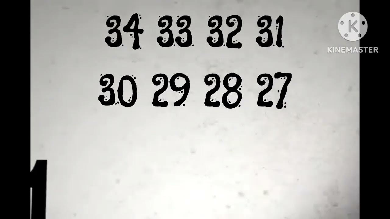 60 Second Countdown But With Barney error Fonts - YouTube