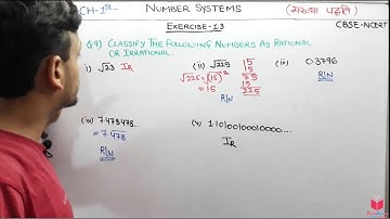 CLASS 9TH MATHS- Q9- EX-1.3- CH-1 - NUMBER SYSTEM | MATHS CBSE CLASS 9TH NCERT QUESTIONS SOLUTIONS
