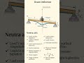 Beam Deflection Explained in 30 Seconds | Civil Engineering Basics 🔥