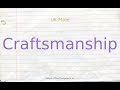 How to pronounce craftsmanship