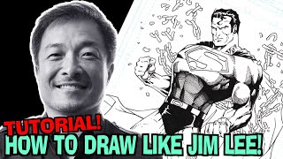 How To Draw Like JIM LEE In 2021! *Comic Book Drawing School!️*