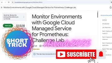 Monitor Environments with Google Cloud Managed Service for Prometheus  Challenge Lab #subscribe