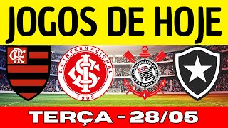 JOGOS DE HOJE | LIBERTADORES 2024 | TERÇA-FEIRA 28/05/2024 | JOGOS DE HOJE COPA SUL AMERICANA 2024