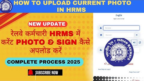 How to Upload and Change your Photo & Signature in HRMS by Self | #hrms