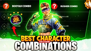 BEST CHARACTER COMBINATIONS FOR CS RANK || CS RANK BEST SKILL COMBINATION