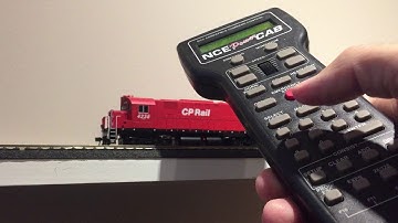 How to Set the DCC Locomotive Address Using NCE