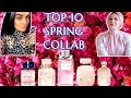 TOP 10 SPRING FRAGRANCES | COLLAB WITH PAULINA SCHAR | MY SPRING PERFUME COLLECTION 2021