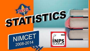 Statistics NIMCET 2008 to 2014 Solutions By Nitin Agrawal INPS Classes