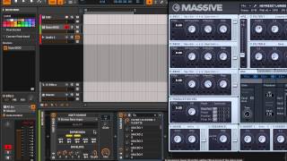 картинка: Bitwig Studio - пример модуляции (видео обзор от mmag.ru)