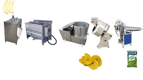 Semi automatic banana chips production line