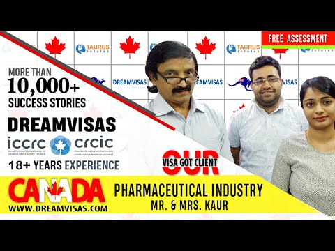 Our latest Canada PR visa clients from Pharma regulatory background with Manoj Palwe.