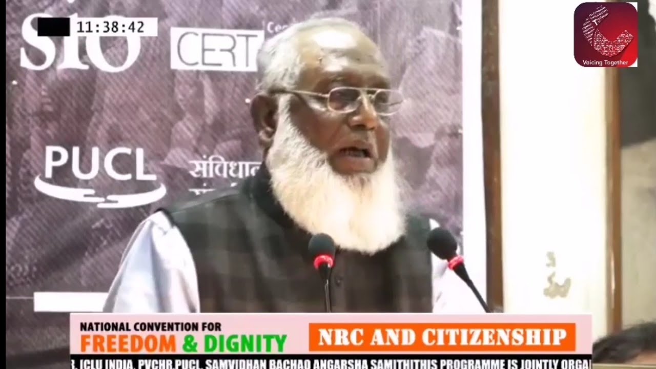 Hafiz Rashid Ahmed (Senior Advocate, Gauhati High Court) speaks on NRC