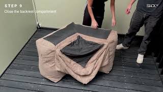 sackit Soft Sofa Indoor Corner - Assembly Instructions (Official Guide) screenshot 1