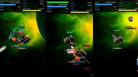 (MOBILE) DarkOrbit 2008 | GalaxyStar multiplayer testing