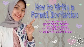 Writing an Invitation | Menulis Teks Undangan