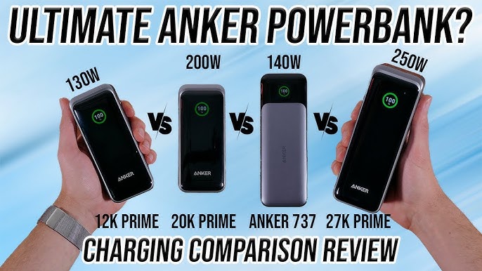 Trois raisons d'opter pour la puissante batterie externe Anker 737  (PowerCore 24K) - Touki Montréal