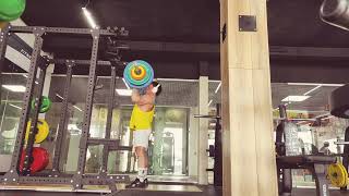 Standing Press 87kg 500 х 1 /Georgiy Minin / -weight class 75kg- / Excerpt from the training session