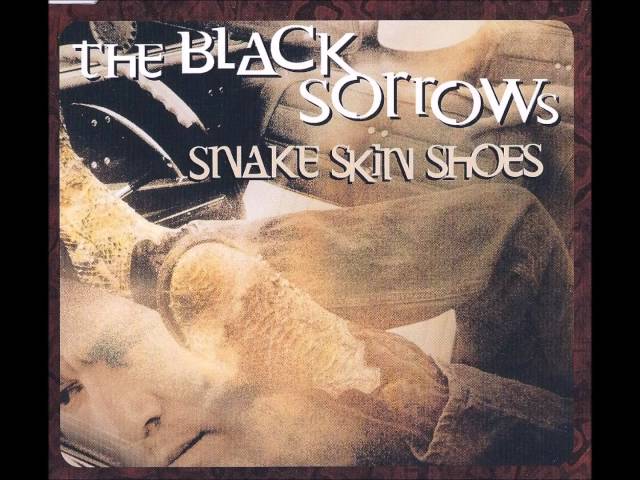 THE BLACK SORROWS - SNAKE SKIN SHOES