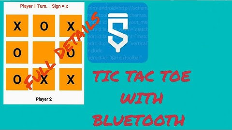 Create Game In Sketchware (TIC-TAC-TOE PLAY VIA BLUETOOTH) part 1