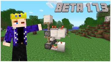 How to Build a Vertical Double Piston Extender in Minecraft Beta 1.7.3 - Tutorial