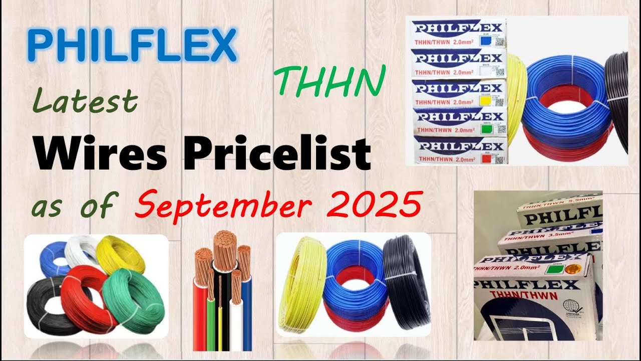Philflex THHN Latest Wires Pricelist as of September 2025 / Building ...