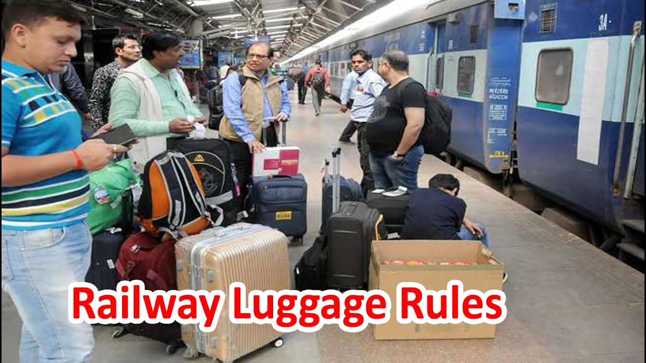 Railway Luggage Rules; Fine to be 6X Luggage Rate YouTube