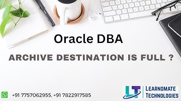 What to do when oracle database archive logs are full | Database is in hung state | Oracle database