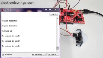 Object Detection Using PIR Sensor with TI launchpad
