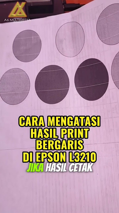 Cara Atasi Hasil Print Bergaris di Epson L3210 #printerepson #epsonl3210 #tipsandtrick #tutorial