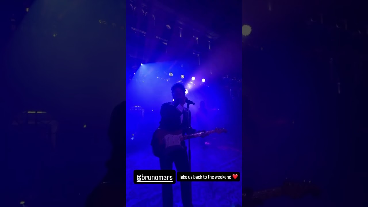 bruno mars performing at a wedding in Cannes, France 🇫🇷 