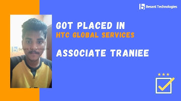 Besant Technologies Rajajinagar Reviews | Siva Got Placed in HTC 4LPA | Full Stack Developer Course