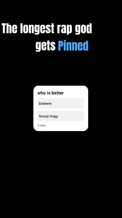 longest rap god gets pinned #eminem #rap #rapgod