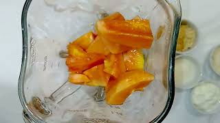 Healthy Papaya/pawpaw smoothie for a beautiful skin, digestion and weight loss.