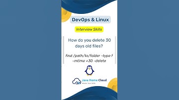 How do you delete files older than 30 days in Linux?