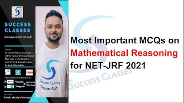 Most Important MCQs on Mathematical Reasoning  for NET-JRF 2021 | Gaurav Soin