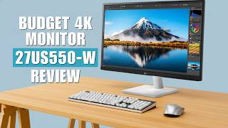 LG Budget 4K Monitor Review: LG 27US550-W