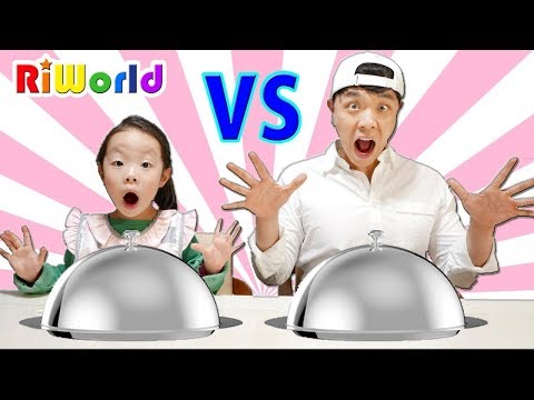 리원이와 아빠의 요리대결 모음, 콩순이 믹서기 주방놀이 장난감 놀이 Cooking Contest Kitchen 리원세상 RIWORLD