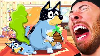 I Found the FUNNIEST BLUEY MEMES on YOUTUBE! (Try Not To Laugh)