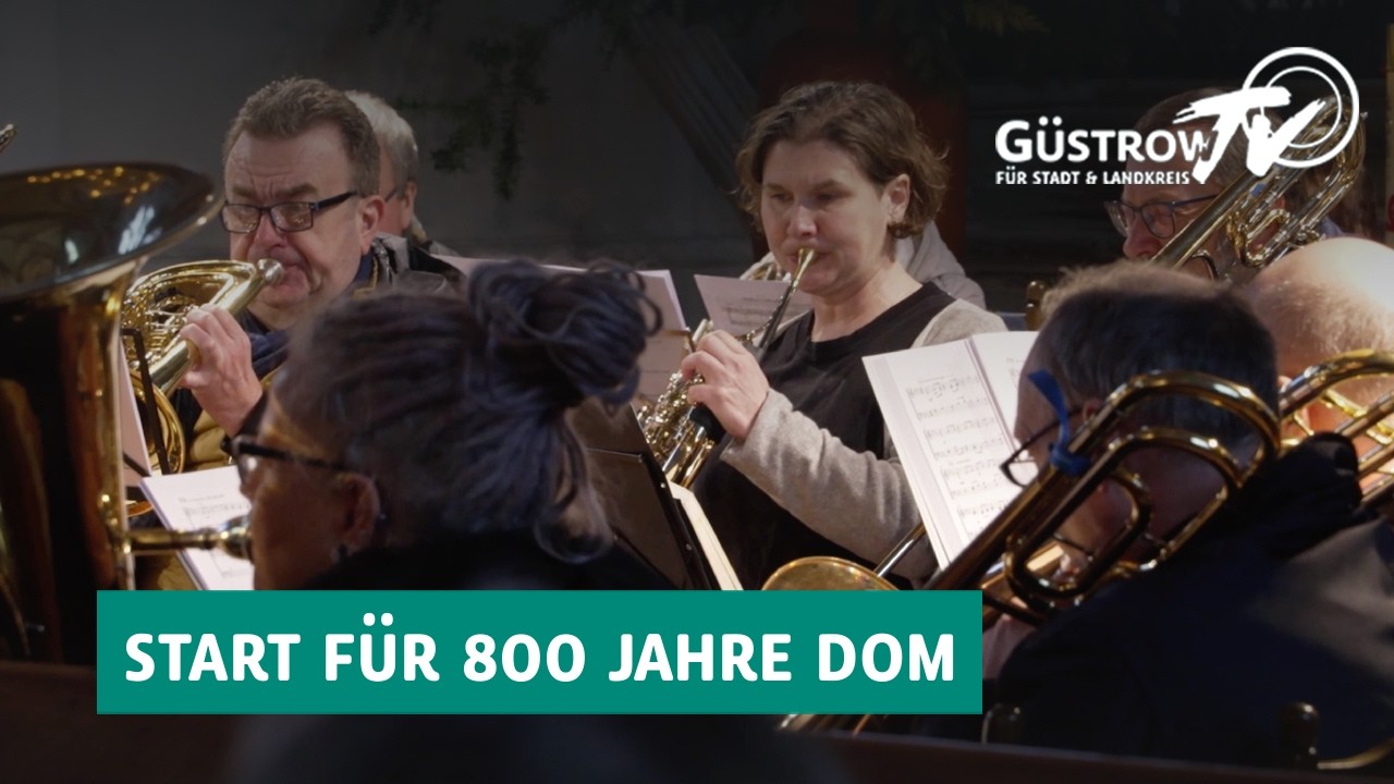Start ins 800-Jahre-Festjahr des Güstrower Doms mit festlichem Bläsergottesdienst