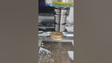 How to make coins with cnc? #coin #cnc