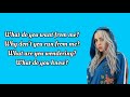 Billie Eilish - Bury A Friend (Lyrics) 🎵