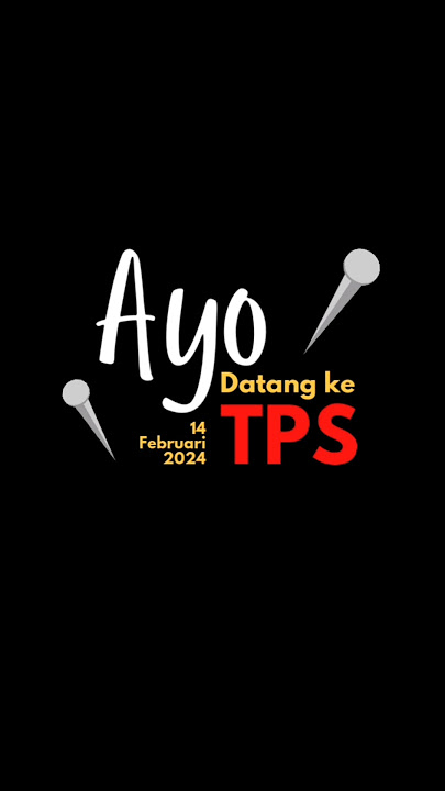 AYO DATANG KE TPS JANGAN GOLPUT #pemilu2024 #tps #pemilu