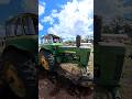 John deere pulling a 4 bottom plow! #antique #antiquetractor #farming #tractor