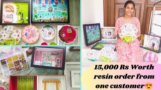 15k 💰 Worth Resin Orders Packing Vlog | Miniature frame making #gokulkeerthivlogs