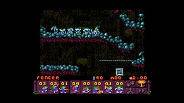Lemmings 2 - The Tribes (Cavelem) - Level 10