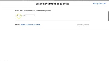 Extend Arithmetic Sequences