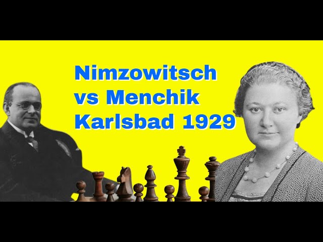 O canhão de Alekhine  Alekhine x Nimzowitsch (1930) 