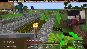 Minecraft "Chill Stream" May 14, 2019 pt1 - Chopping Wood and Fishing